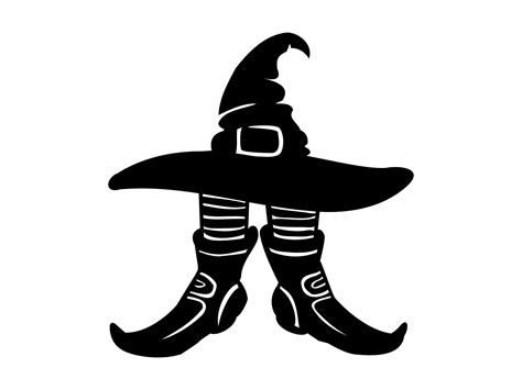 Appealing witch hat svg